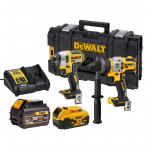 DCK286P1T1 DeWALT 18V suktuvų rinkinys (1x5.0 Ah + 1x6.0 Ah) + DOVANA!