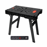 AW30576IP AWTOOLS greito i&scaron;skleidimo darbinis stalas su trijų lizdų ilgintuvu, 150 kg