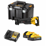 DCS386H2T DeWALT 18V FLEXVOLT Advantage tiesinis pjūklas (2x5.0 Ah)