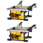 2 x DWE7485 DeWALT i&scaron;ilginio pjovimo staklės
