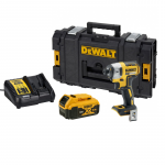 DCF887P1K DeWALT 18V smūginis suktuvas (1x5.0 Ah) + DOVANA!