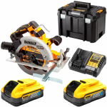 DCS573H2T DeWALT 18V FLEXVOLT ADVANTAGE diskinis pjūklas 190 mm (2x5.0 Ah)