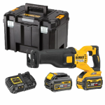 DCS389T2 DeWALT FLEXVOLT 54V tiesinis pjūklas (2x6.0 Ah)