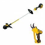 DCMPP568N DeWALT 18V akumuliatorinis sekatorius + DCM561PB 18V žoliapjovė &ndash; trimeris