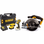 DCS391N DeWALT 18V diskinis pjūklas + DCF887P2 18V smūginis suktuvas
