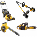 DeWALT FLEXVOLT 18V/54V sodininko rinkinys (DCM575N + DCMW564N + DCM5713N + DCM572N)