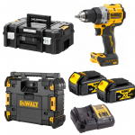 DCD800M2 DeWALT 18V suktuvas-gręžtuvas + DWST1-81079 DeWALT TSTAK radijo imtuvas (2x4.0 Ah)