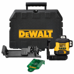 DCLE34031N DeWALT 18V XR 3x360&deg; kompakti&scaron;kas lazerinis nivelyras