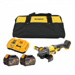 DCG440T2 DeWALT FLEXVOLT 54V 180 mm kampinis &scaron;lifuoklis (2x6.0 Ah)