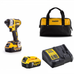 DCF887P2C DeWALT 18V smūginis suktuvas (2x5.0 Ah)