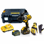 DCD996T2 DeWALT suktuvas-gręžtuvas + DPG21L EU pir&scaron;tinės (2x6.0 Ah)