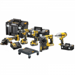 DCK422P3T DeWALT 18V combo rinkinys (3x5.0 Ah) + DCF899NT 18V smūginis veržliasukis + DOVANA!