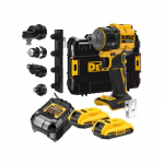 DCD803D2T DeWALT 18V daugiafunkcinis suktuvas-gręžtuvas (2x2.0 Ah)