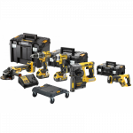 DCK422P3T DeWALT 18V combo rinkinys (3x5.0 Ah) + DCS367NT 18V tiesinis pjūklas + DOVANA!