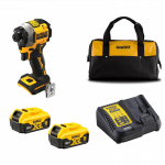 DCF850P2C DeWALT 18V itin kompakti&scaron;kas smūginis suktuvas (2x5.0 Ah)