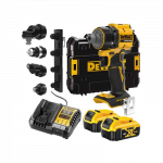 DCD803P2T DeWALT 18V daugiafunkcinis suktuvas-gręžtuvas (2x5.0 Ah)