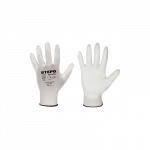 ⬡ Pir&scaron;tinės darbui aplietos PU-EKO Baltos 8 (M) Baltos (1801WHITE8)