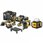 DCK422P3T DeWALT 18V combo rinkinys (3x5.0 Ah) + DCL074 18V prožektorius + DOVANA!