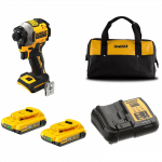 DCF850D2C DeWALT 18V itin kompakti&scaron;kas smūginis suktuvas (2x2.0 Ah)
