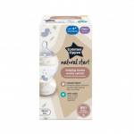 TOMMEE TIPPEE dekoruotas buteliukas su sterilizavimo funkcija NATURAL START, 260 ml, nuo 0 mėn., 1 vnt.