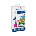 PLAYBRUSH i&scaron;manusis dantų &scaron;epetėlio kotelis SMART, rožinė spalva, nuo 3 m., 1 vnt.