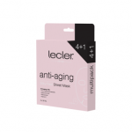 LECLER stangrinančios lak&scaron;tinės veido kaukės ANTI-AGING (4+1 vnt.), 5 vnt.
