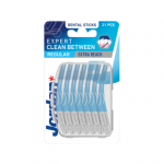 JORDAN guminiai tarpdančių &scaron;epetėliai EXPERT CLEAN BETWEEN, 21 vnt.