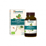 HIMALAYA ORGANIC ASHWAGANDHA, nuo 18 m., 60 kapsulių