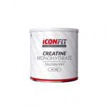 ICONFIT mikronizuotas kreatino monohidratas, spanguolių skonio, 300 g