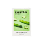 MISSHA lak&scaron;tinė veido kaukė su agurkų ekstraktu Airy Fit Sheet Mask Cucumber, 19 g