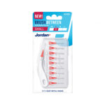 JORDAN tarpdančių &scaron;epetėliai BRUSH BETWEEN, S, 0,5 mm, 10 vnt.