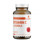 ECOSH biologi&scaron;kai aktyvus vitaminas C su acerola, 90 kapsulių