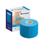 NORDEPLAST kineziologijos juosta, &scaron;viesiai mėlyna spalva, 5 cm x 5 m, 1 vnt.