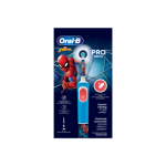 ORAL-B elelektrinis dantų &scaron;epetėlis VITALITY PRO KIDS 3+ SPIDERMAN, nuo 3 m., 1 vnt.