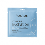 LECLER drėkinanti lak&scaron;tinė veido kaukė INTENSE HYDRATION, 1 vnt.