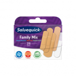 SALVEQUICK FAMILY MIX pleistrų rinkinys visai &scaron;eimai, 26 vnt.