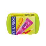 CURAPROX kelioninis rinkinys Travel Set, žalias, 1 vnt.