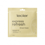 LECLER greito poveikio lak&scaron;tinė veido kaukė EXPRESS REFRESH, 1 vnt.