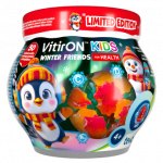 VitirON Kids Winter friends, 50 kramtomųjų guminukų