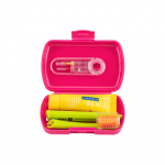 CURAPROX kelioninis rinkinys Travel Set, t.rožinis, 1 vnt.