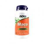 NOW MACA 500 MG, 100 kapsulių