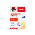 Doppelherz aktiv Diabevit Vitamine + Mineralstoffe, 30 tablečių