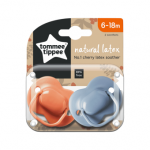 TOMMEE TIPPEE lateksiniai čiulptukai, apvalios formos, 6&ndash;18 mėn., 2 vnt.