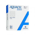 AQUACEL EXTRA nelipnus hidrokoloidinis tvarstis CONVATEC, 5 x 5 cm, 10 vnt.
