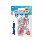 JORDAN tarpdančių siūlas vaikams, 1 laikiklis + 36 keičiami antgaliai, 36 vnt.