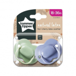 TOMMEE TIPPEE lateksiniai čiulptukai, apvali forma, 18&ndash;36 mėn., 2 vnt.