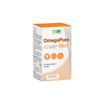 OMEGA PURE MAX koncentruoti žuvų taukai, 60 mink&scaron;tų kapsulių