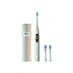 OCLEAN elektrinis dantų &scaron;epetėlis X Ultra 20 S žalias, 1 vnt.