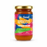 FitnFood abrikosų užtepėlė su baltymais be pridėtinio cukraus, 240 g