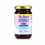 FitnFood uogų užtepėlė su baltymais be pridėtinio cukraus, 240 g